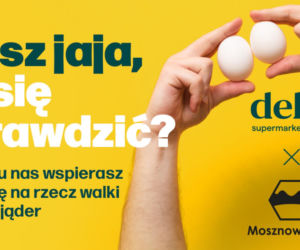 Usługa delio supermarket online i Fundacja Mosznowładcy łączą siły w listopadzie. Cel? Złapać raka za jaja