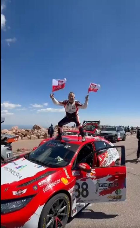 Maciej Serafin ukończył wyścig na Pikes Peak w Kolorado