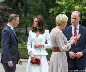 Kate i William w Warszawie