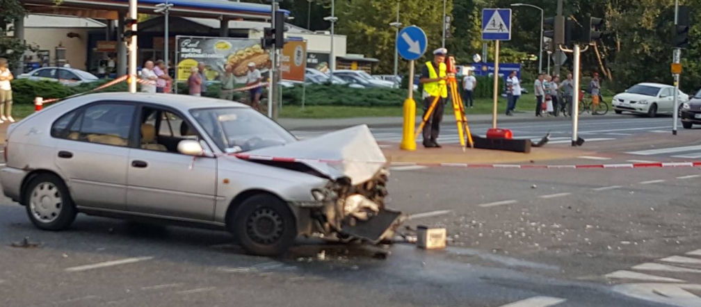 Wypadek w Warszawie