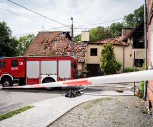 Tragedia w Nowym Stawie! W pożarze plebanii zginął ksiądz