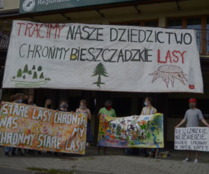 Blokada siedziby lasów państwowych