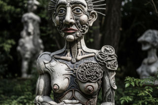 Mroczny ogród artysty. Jakie tajemnice skrywają tarnogórskie giganty?