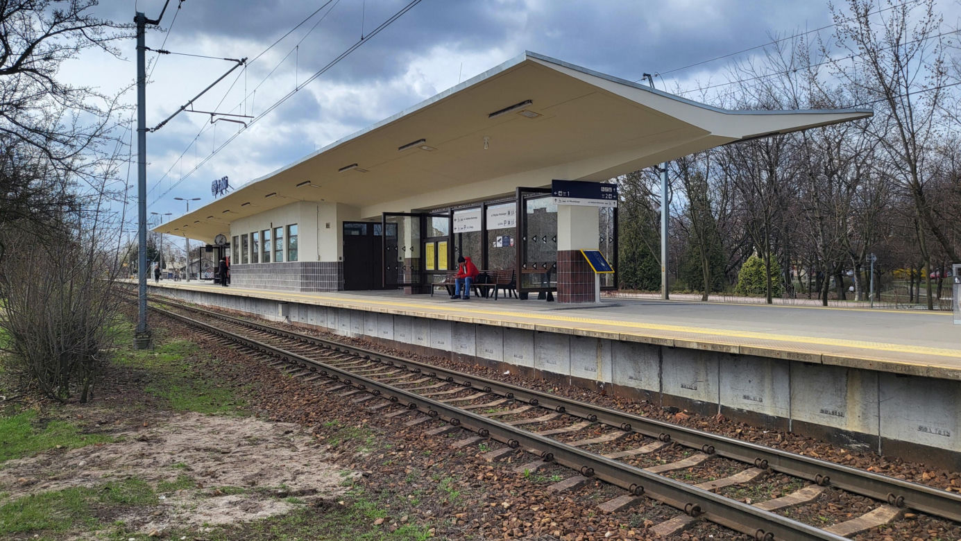 Dworzec w Ząbkach po remoncie 
