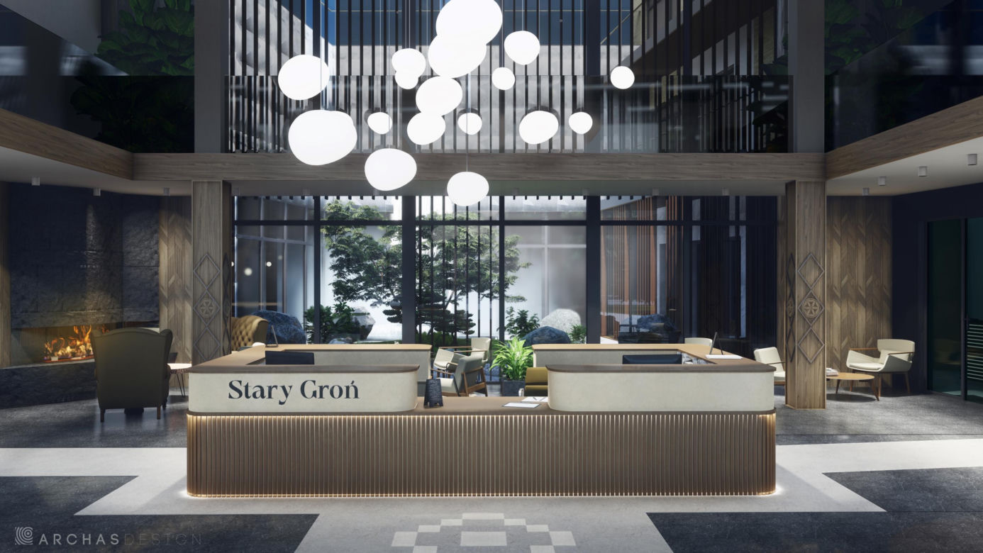 Nowy hotel powstanie w Brennej pod Starym Groniem. Tak będzie wyglądał wewnątrz