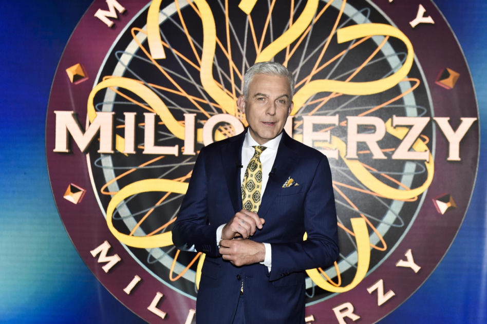 Hubert Urbański w "Milionerach" TVN-u