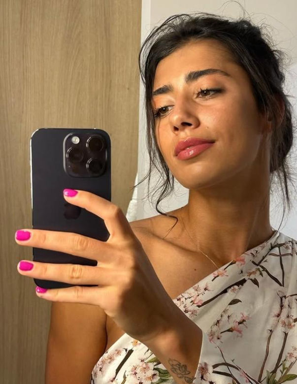 Piękna tenisistka Olga Danilović dziewczyna bramkarza Jana Oblaka
