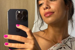 Piękna tenisistka Olga Danilović dziewczyna bramkarza Jana Oblaka