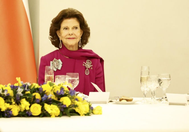 Obiad na cześć szwedzkiej pary królewskiej