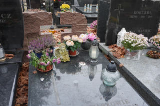 Grób Gabrieli Kownackiej na cmentarzu ewangelicko-augsburskim w Warszawie 2025