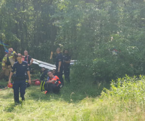 Awionetka spadła na Bemowie