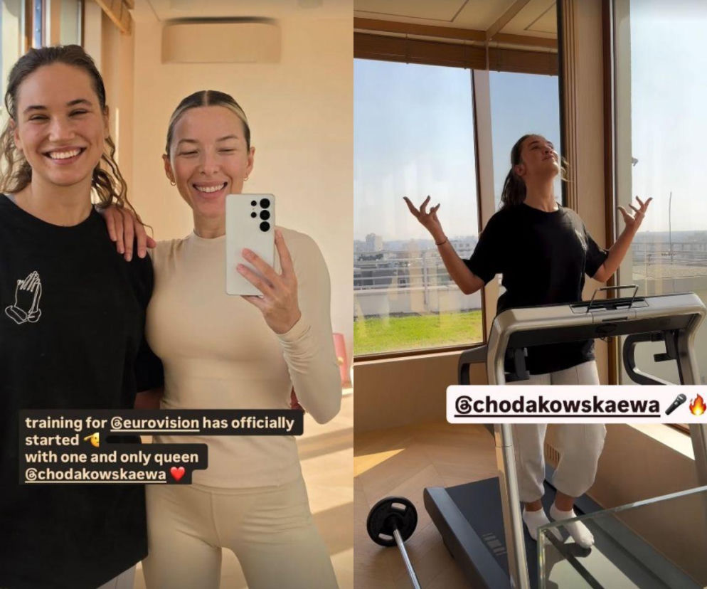 Alicja Szemplińska trenuje z Chodakowską