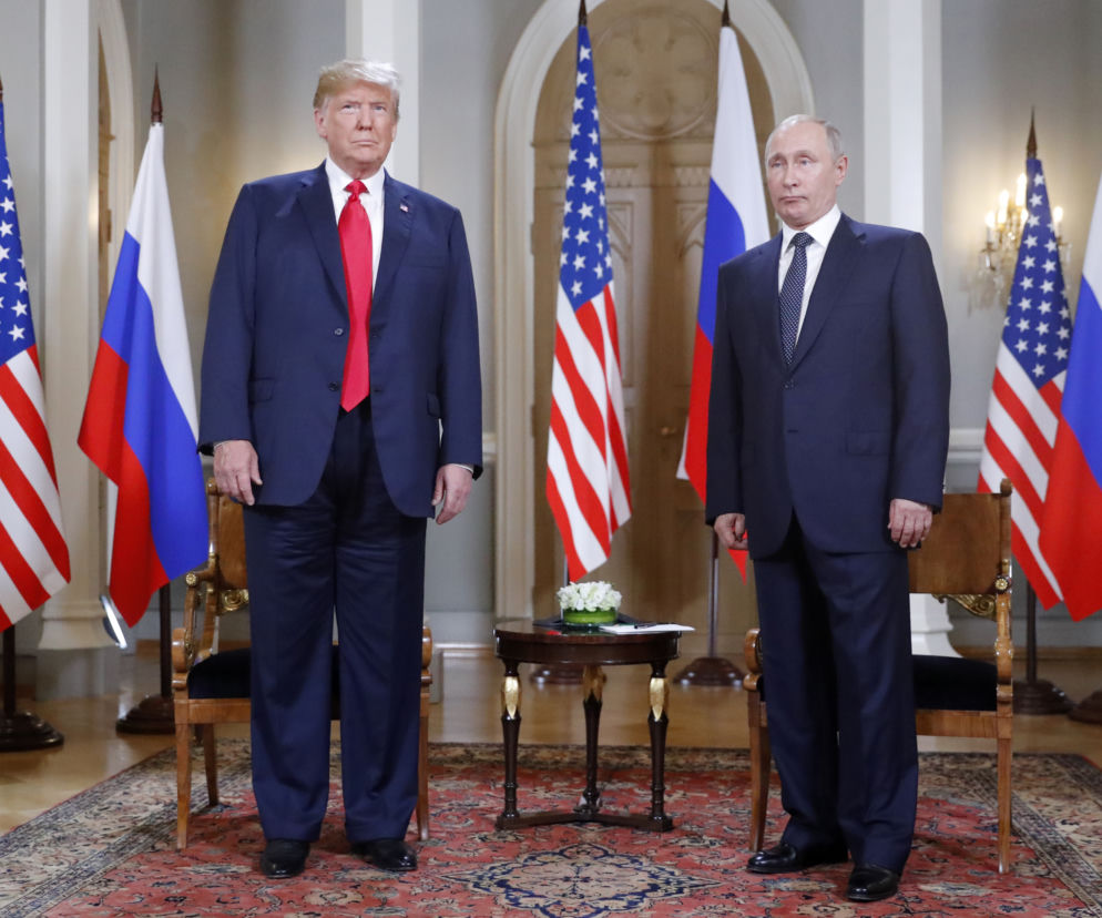 Trump pokocha Putina?! Przywódcy Rosji i USA spotkali się w Helsinkach