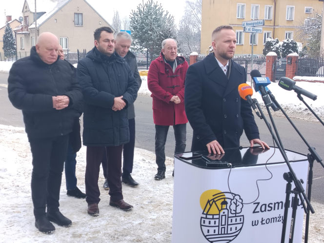 Konferencja prasowa dotycząca rozbudowy Nowogrodzkiej