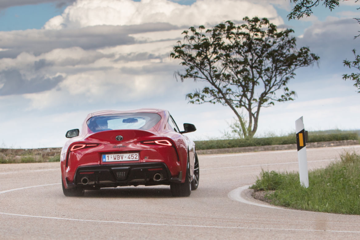 Toyota GR Supra w kolorze Renaissance Red