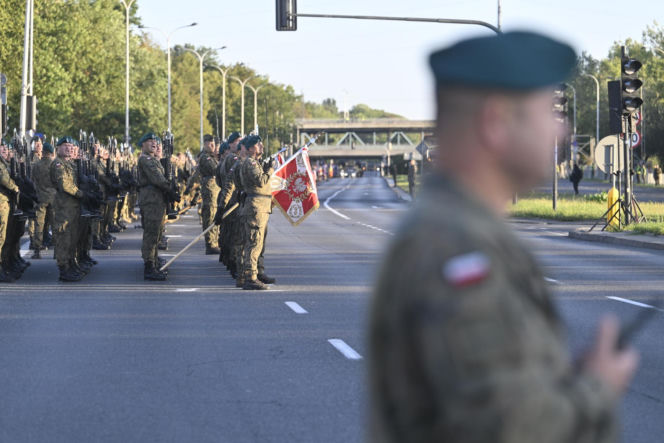Próba generalna defilady wojskowej w Warszawie
