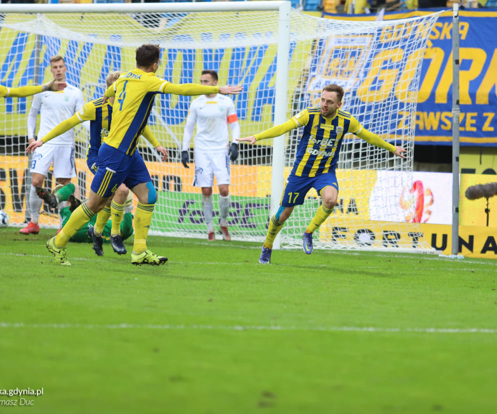 Arka Gdynia zniszczyła Stomil Olsztyn! Arka nie dopuszczała przeciwnika do głosu