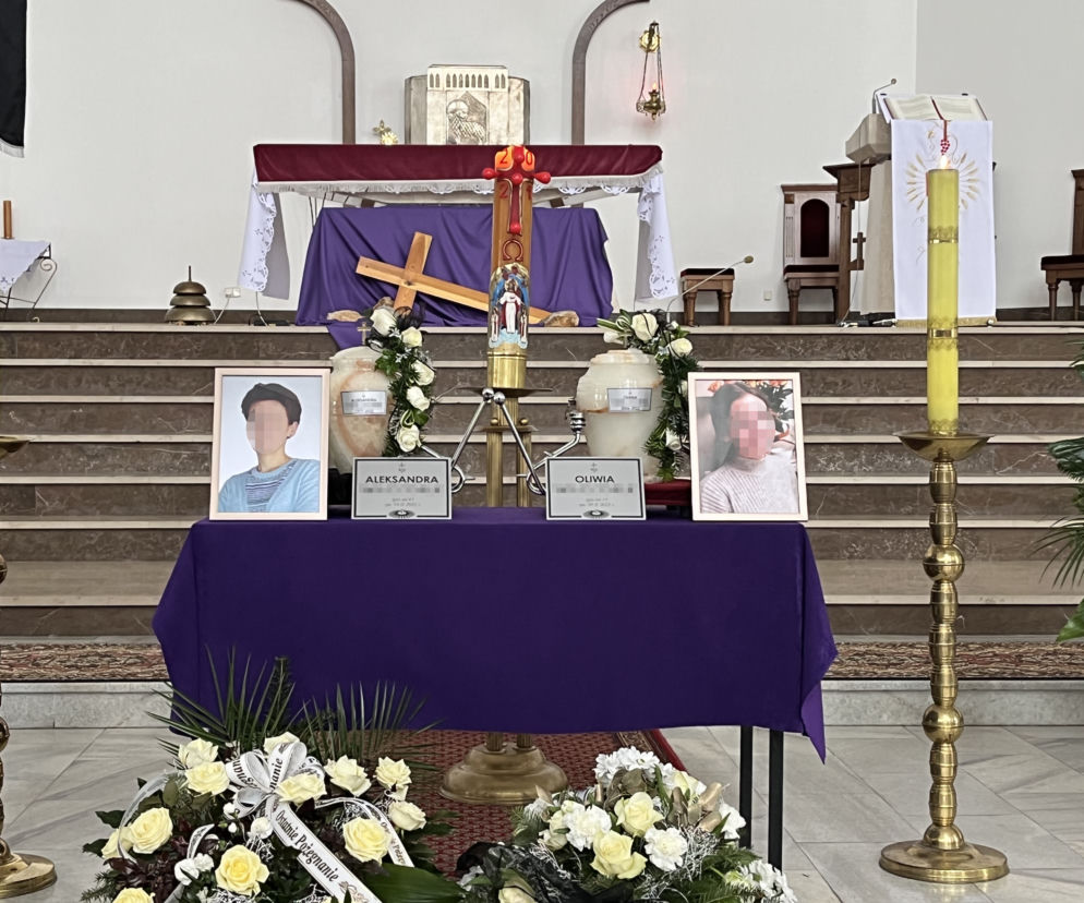 Pogrzeb Aleksandry i Oliwii z Częstochowy