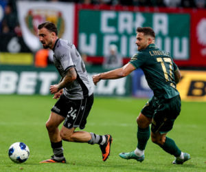 Śląsk Wrocław - Lech Poznań: Zdjęcia kibiców i zawodników z meczu 10. kolejki sezonu 2026/27 PKO BP Ekstraklasy