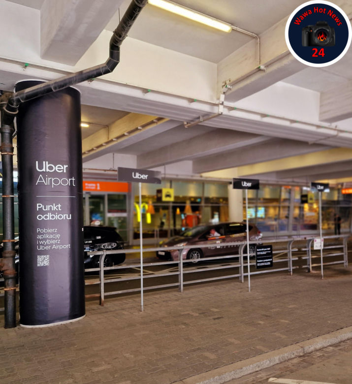 Uber zaczął obsługę pasażerów na lotnisku Chopina. Kończy się taksówkarski monopol