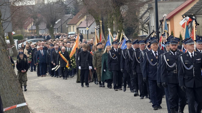 Pogrzeb burmistrza Koźmina Wielkopolskiego