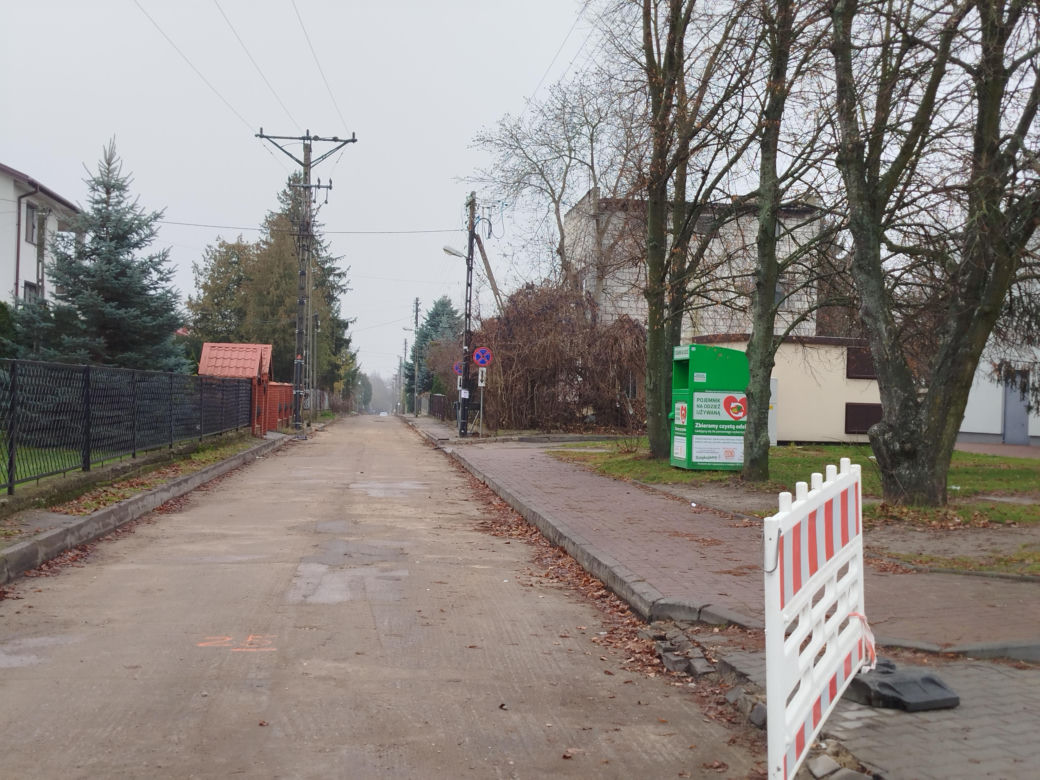 Ulica Mazowiecka w Siedlcach jest remontowana na dwóch różnych odcinkach