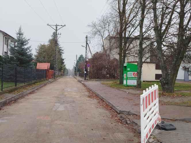 Ulica Mazowiecka w Siedlcach jest remontowana na dwóch różnych odcinkach