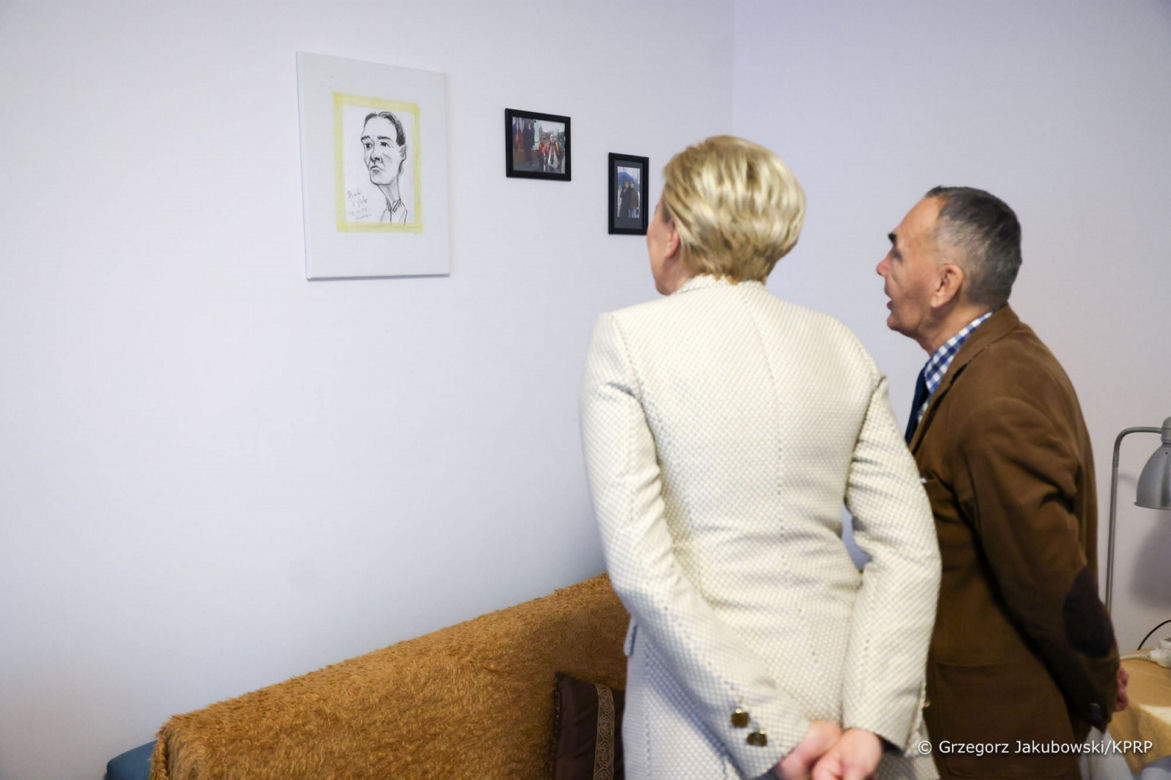 Agata Duda odwiedzała pana Marka. Szczególny powód 