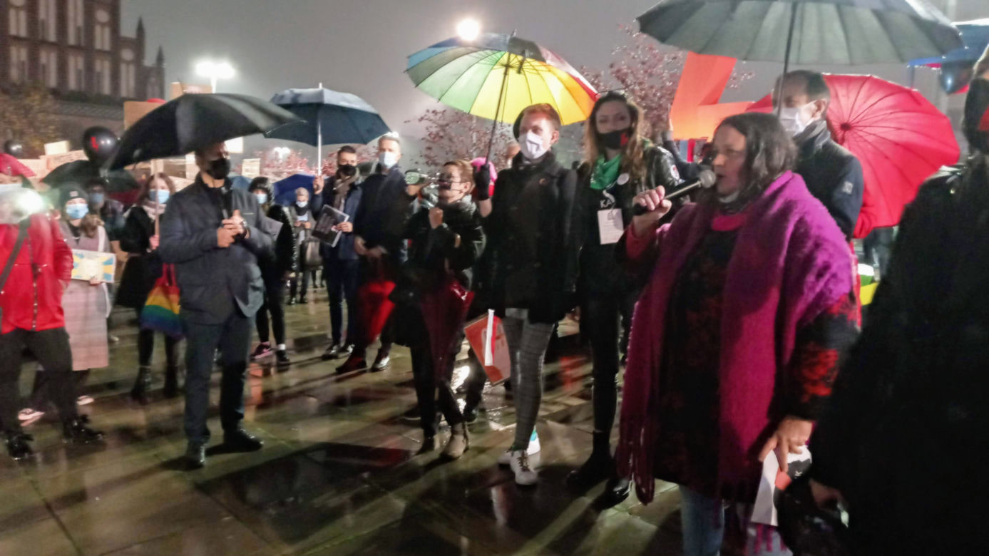 Protest kobiet w Szczecinie - 30.10.2020