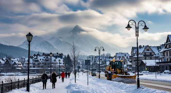 Zakopane 07.02.2026 znowu zasypane. Kto tym razem zaskoczył drogowców?