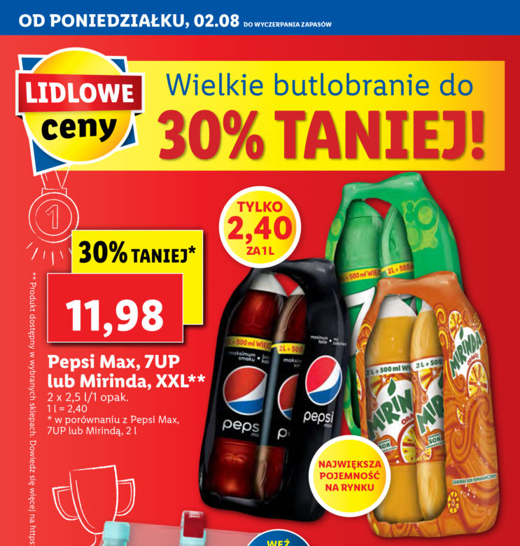 Promocje w Lidlu do środy 4.08