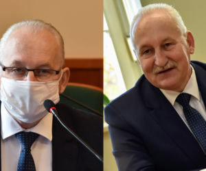 Mieszkańcy Olsztyna w maseczkach