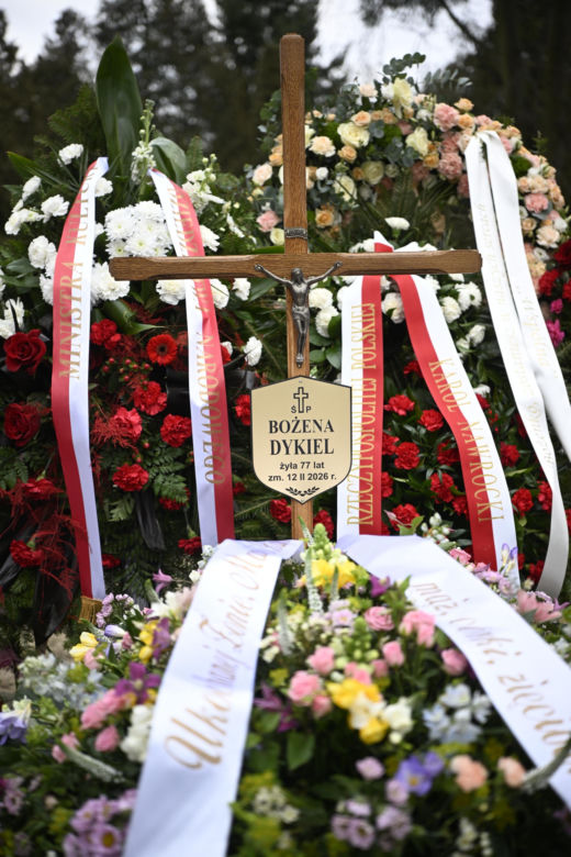 Bożena Dykiel spoczęła na Powązkach Wojskowych