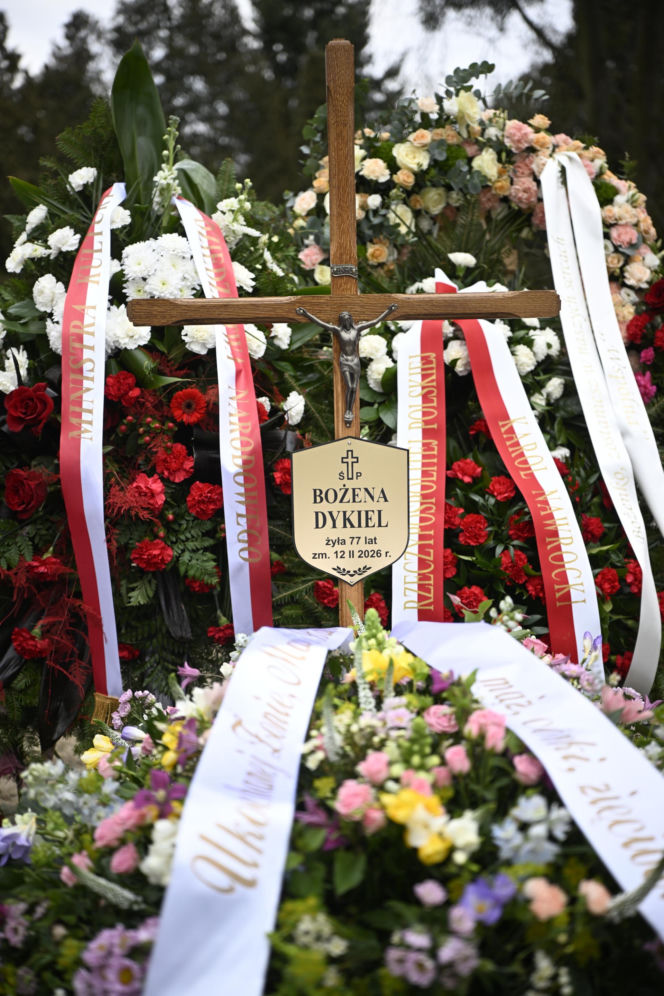 Bożena Dykiel spoczęła na Powązkach Wojskowych