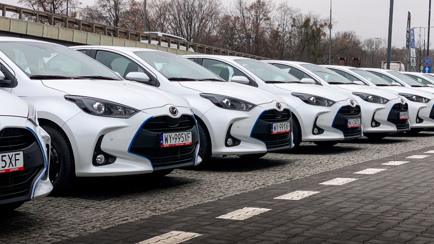 Hybrydowe Mazdy 2 we flocie Panek Carsharing