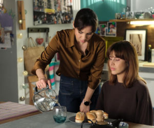 M jak miłość odc. 1924. Kama (Michalina Sosna), Aneta (Ilona Janyst)