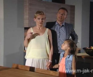 M jak MIŁOŚĆ odc. 960. Andrzej Budzyński (Krystian Wieczorek), Marta (Dominika Ostałowska), Ania (Julia Paćko)