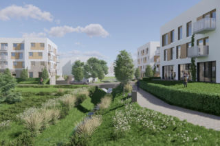 Kameralne osiedle na Ruczaju w Krakowie