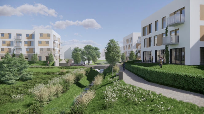 Kameralne osiedle na Ruczaju w Krakowie