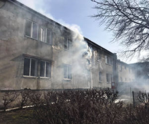 Pożar przy ul. Wrońskiej w Lublinie