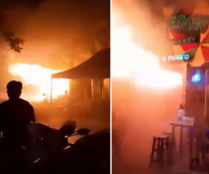 27 ofiar pożaru w barze w Tajlandii. Przerażające wideo, płomienie buchały z drzwi