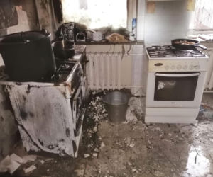 Świetlica pod Bydgoszcz stanęła w płomieniach! Jedna osoba ucierpiała [ZDJĘCIA]
