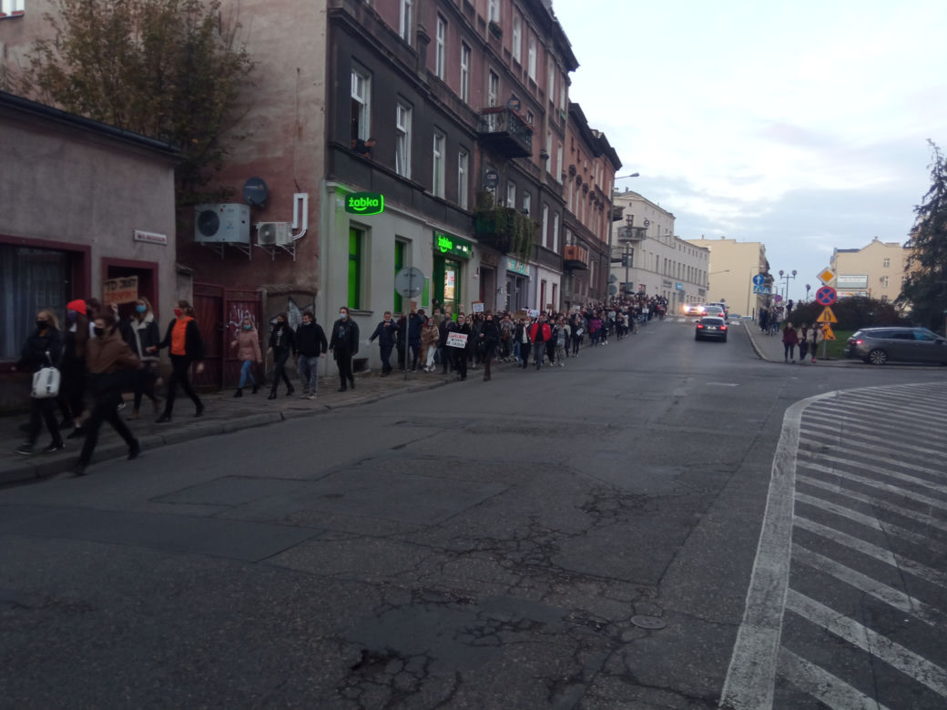Protest w Grudziądzu