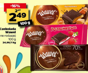 czekolada Wawel 2,49 zł