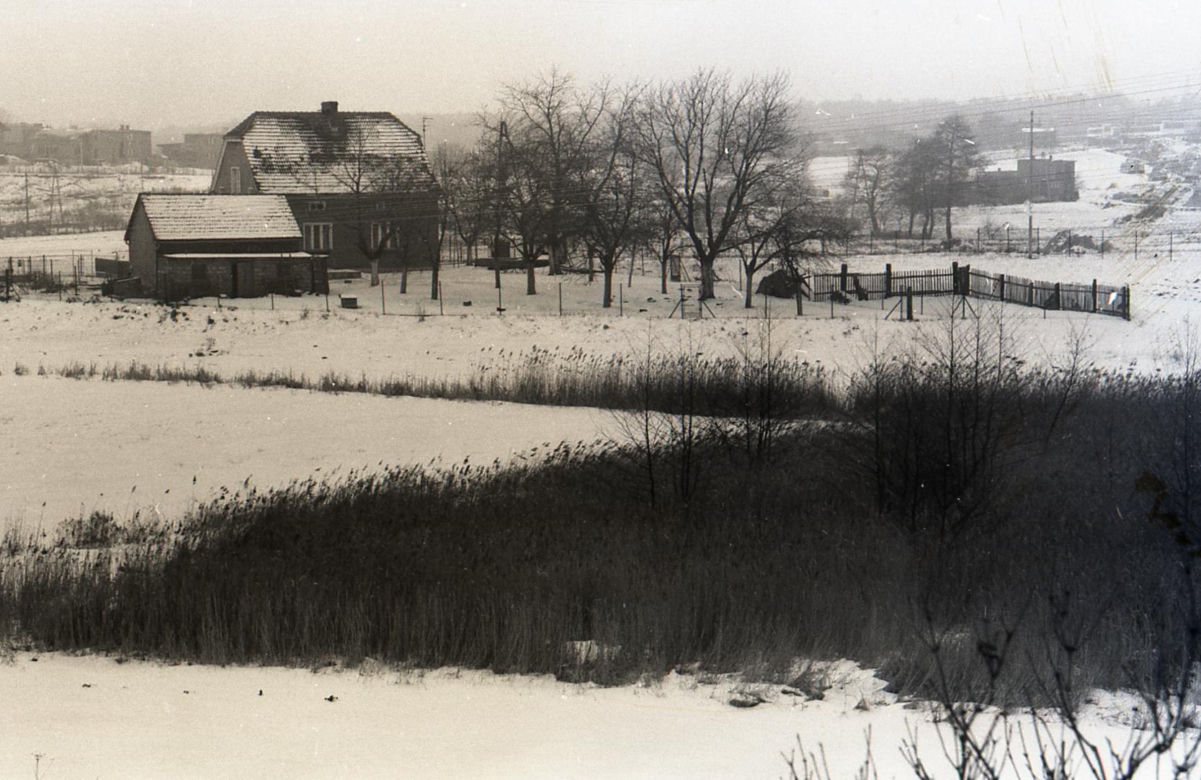 Rybnik zimą w latach 80.