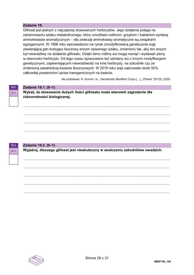 Próbna matura 2026 z biologii: Arkusze CKE, pytania i sugerowane odpowiedzi [14.01.2026]