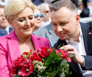 Agata Duda kwitnie na wiosnę