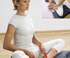 Ćwiczenia (asany) na ból miesiączkowy: baddhakonasana