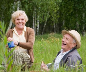 M jak miłość. Lucjan (Witold Pyrkosz), Barbara (Teresa Lipowska)