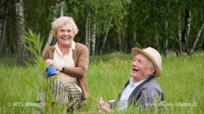 M jak miłość. Lucjan (Witold Pyrkosz), Barbara (Teresa Lipowska)
